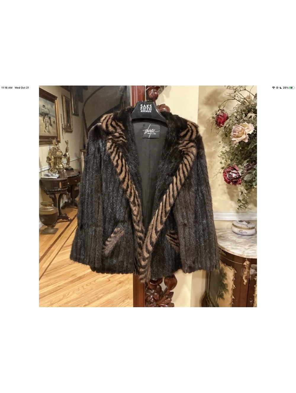 Beautiful Real Mink Jacket Size L
